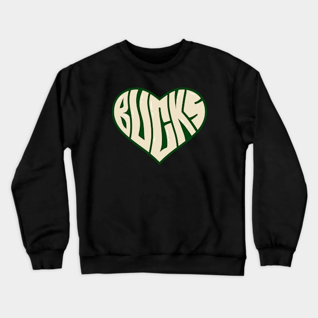 Milwaukee basketball warp text Crewneck Sweatshirt by BURN444